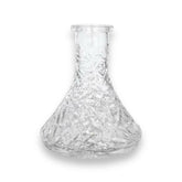 CH Mini Rock Hookah Base - Clear - Crown Hookah