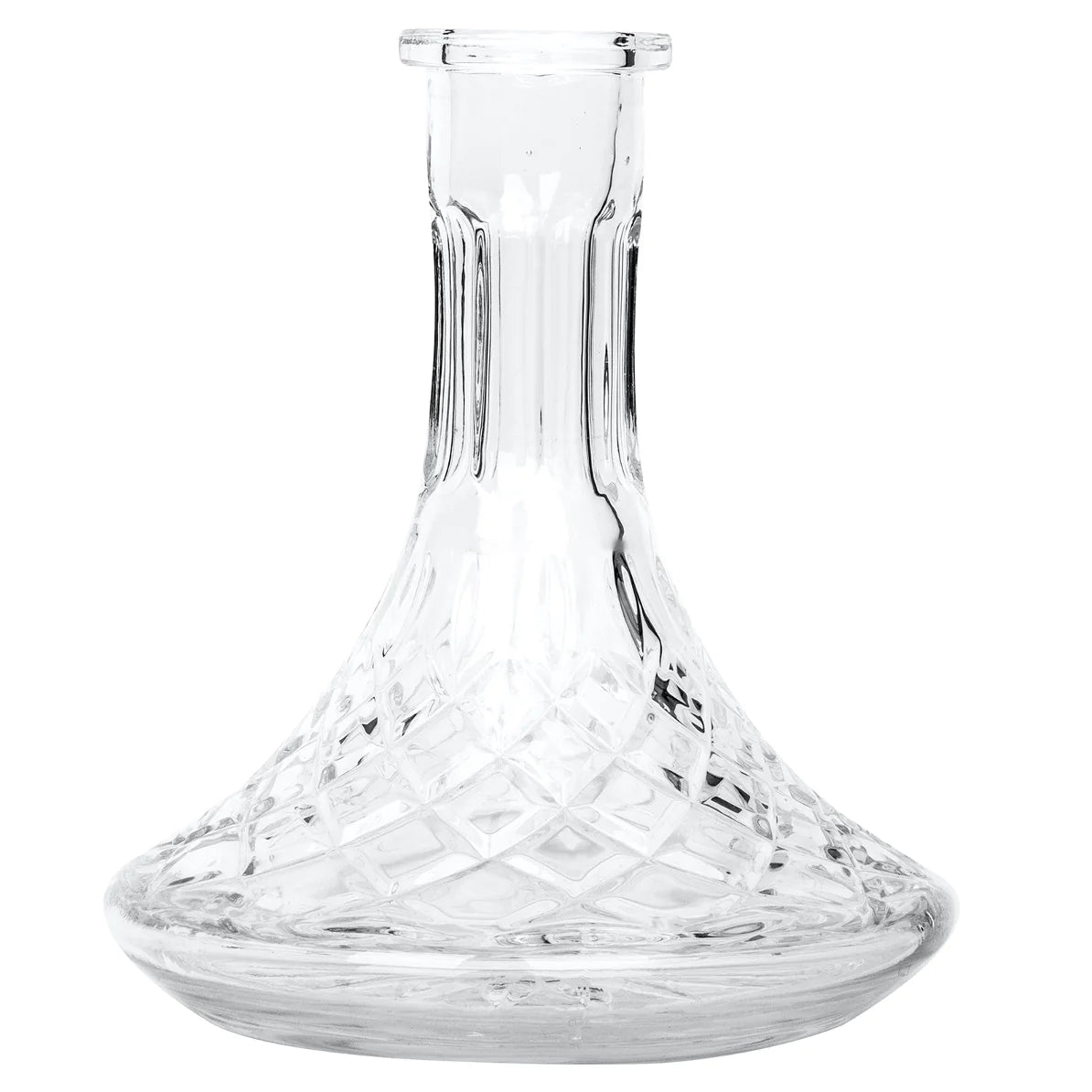 CH Crystal Hookah Base - Clear - - Crown Hookah