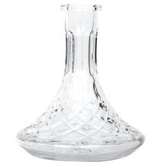 CH Crystal Hookah Base - Clear - - Crown Hookah