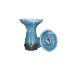 CH - King Bowl - Sapphire - - Crown Hookah