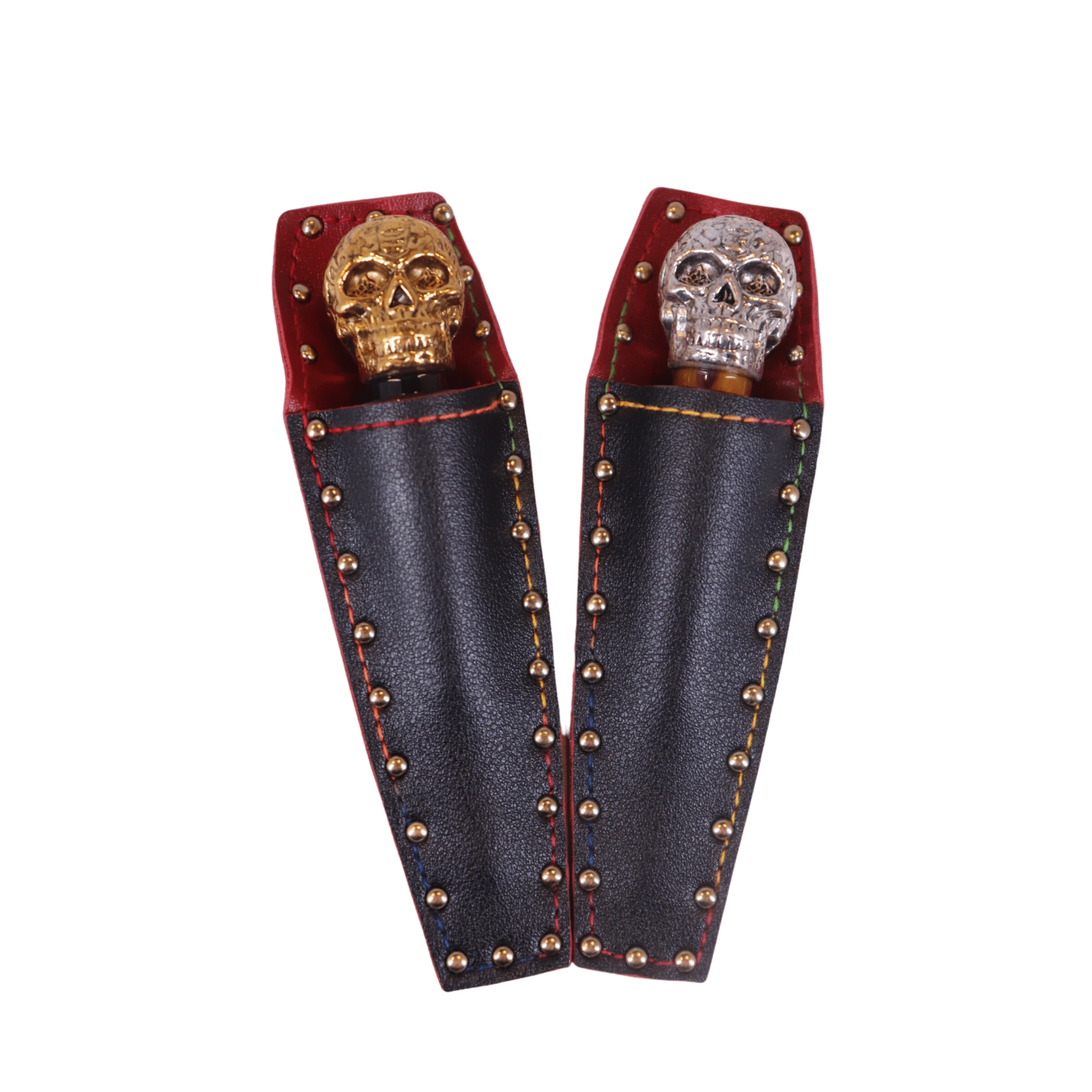 Skull Poker and Phunnel Plug - Gold - - Crown Hookah