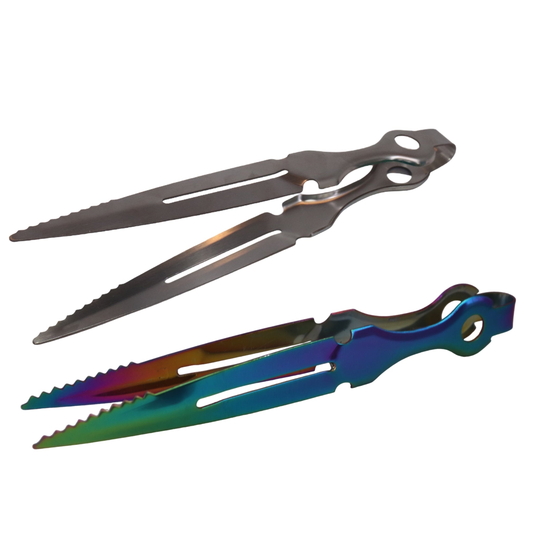 Stainless Steel Tongs - Tempered Stainless Steel - - Crown Hookah