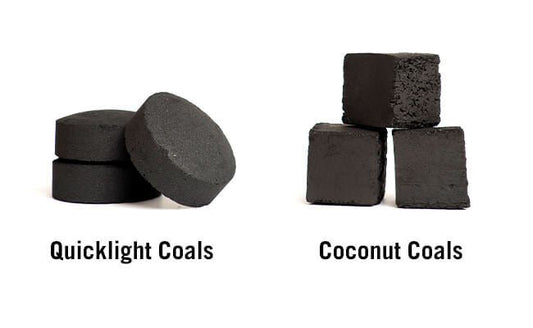 Different shapes of hookah charcoal and which one is the best? - Crown Hookah