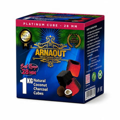 Arnaout Platinum Cube Charcoal - 28mm 1kg - Arnaout