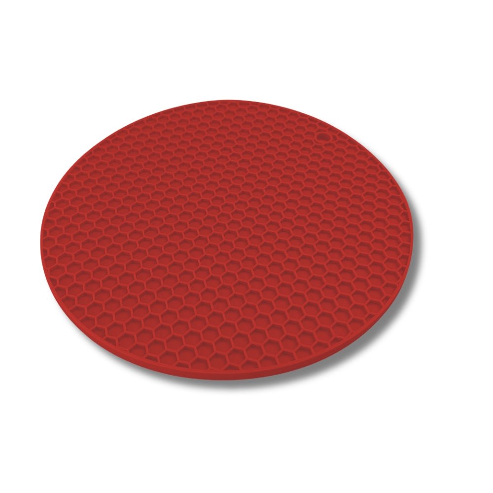 Hookah Base Silicone Mat - Red - Crown Hookah