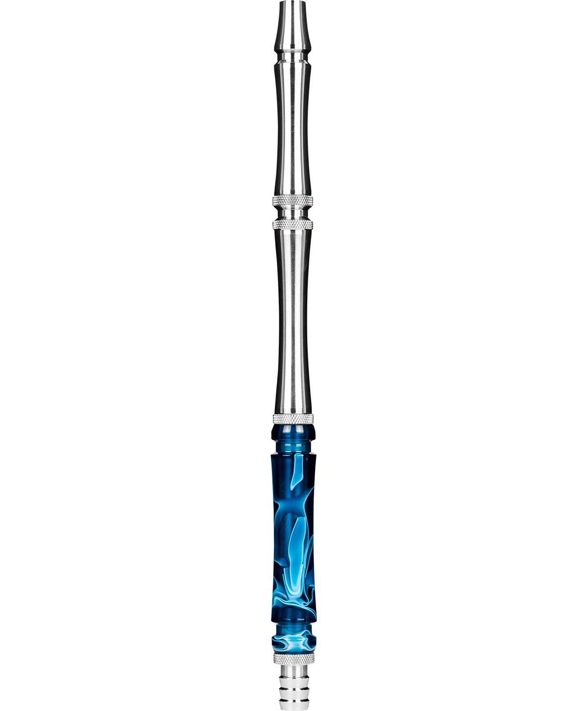 Moze Stainless Steel Mouthpiece - Wavy Blue - - Moze