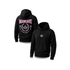 *PRE ORDERS* Mancave Heavyweight Varsity Hoodie - Pink - Small - Crown Hookah