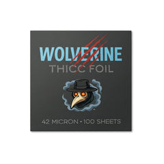 Wolverine Thicc Foil - Pre - Cut Sheets 100 Pack - Shisha Doc