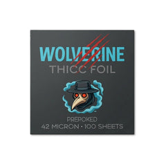 Wolverine Thicc Foil - Pre - Poked Sheets 100 Pack - Shisha Doc