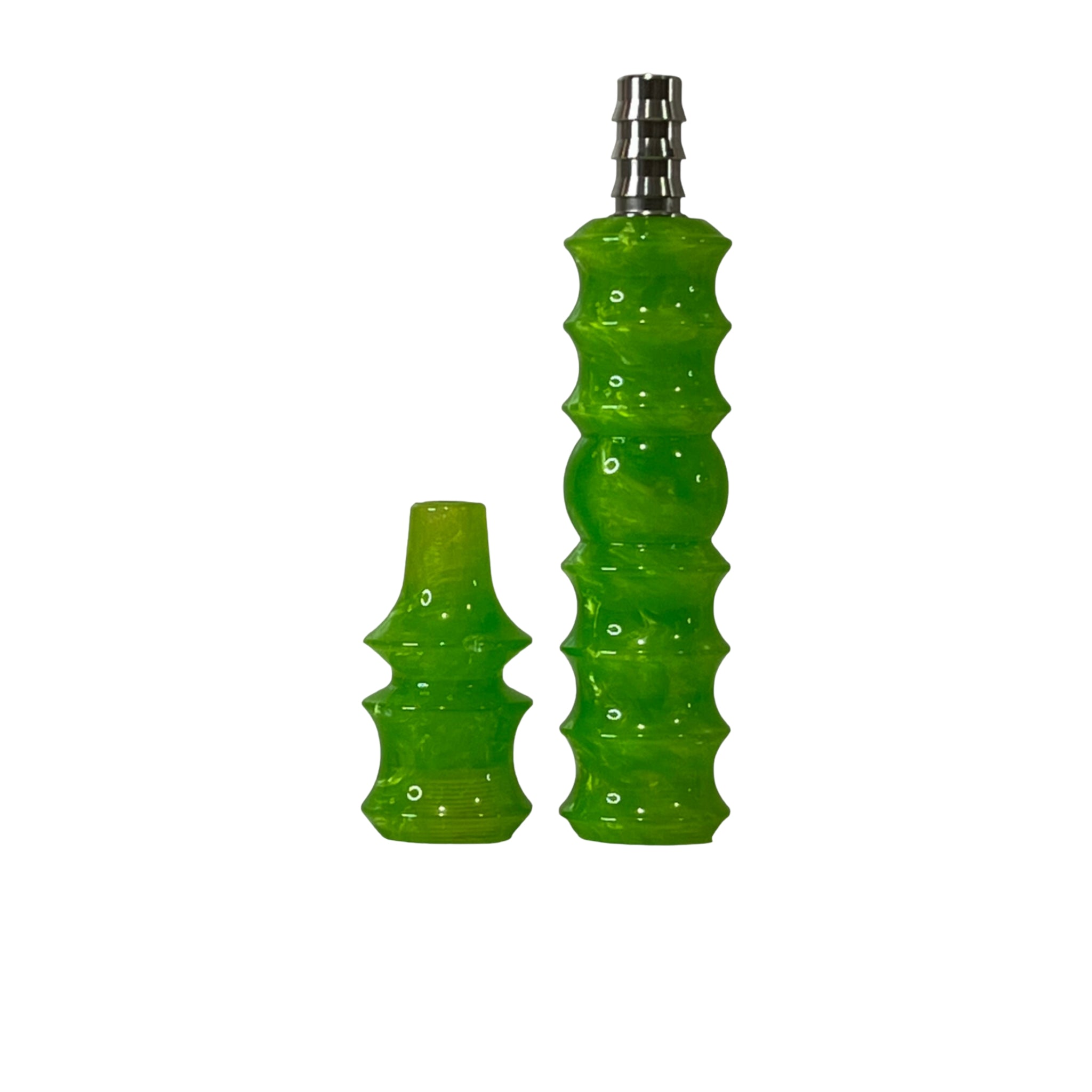 CH Premium Mouthpiece - Handle Set Varieties - Alien Green - - Crown Hookah