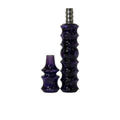 CH Premium Mouthpiece - Handle Set Varieties - Imperial Violet - - Crown Hookah