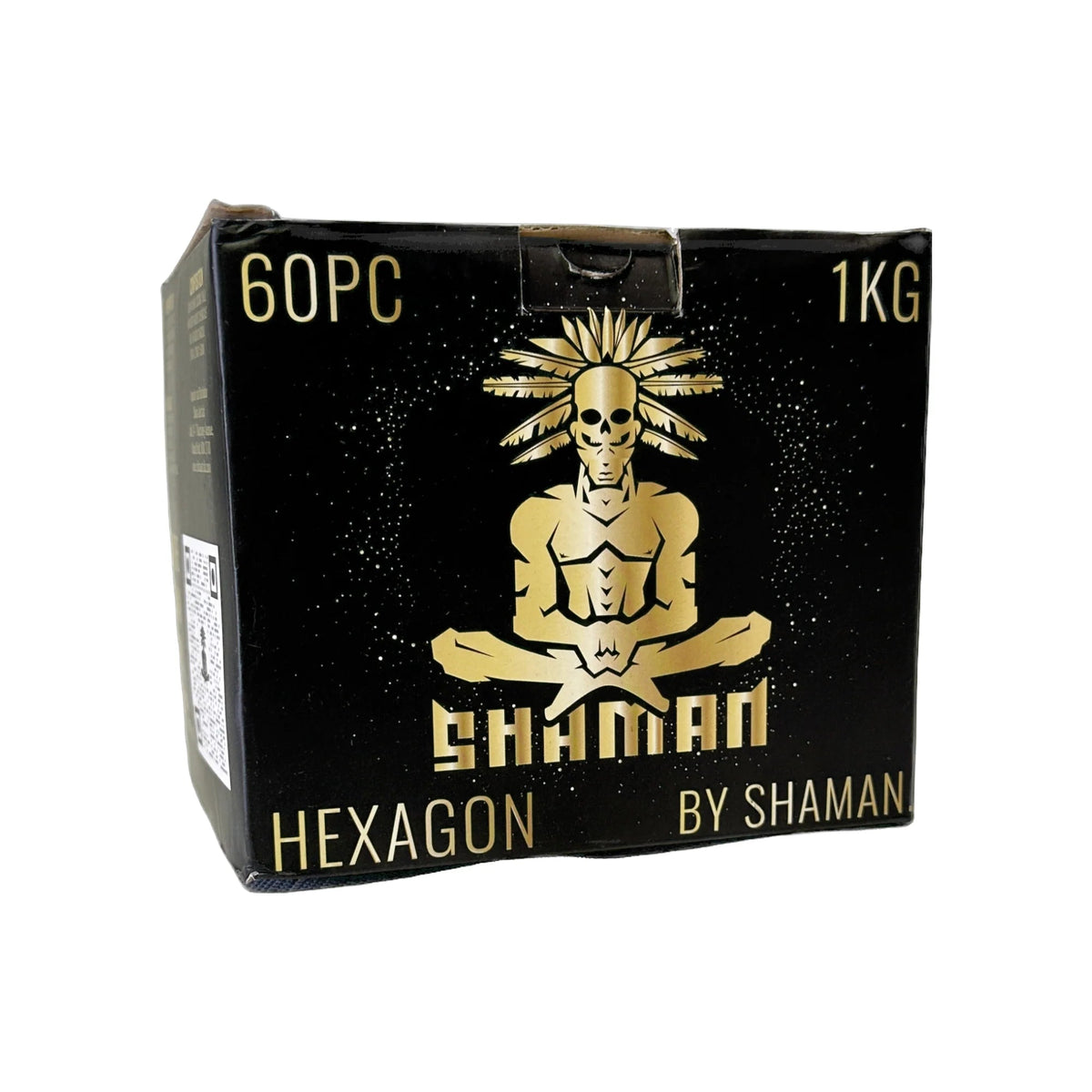 Shaman Coal Hexagon 1kg Value Pack - 3 - - Crown Hookah
